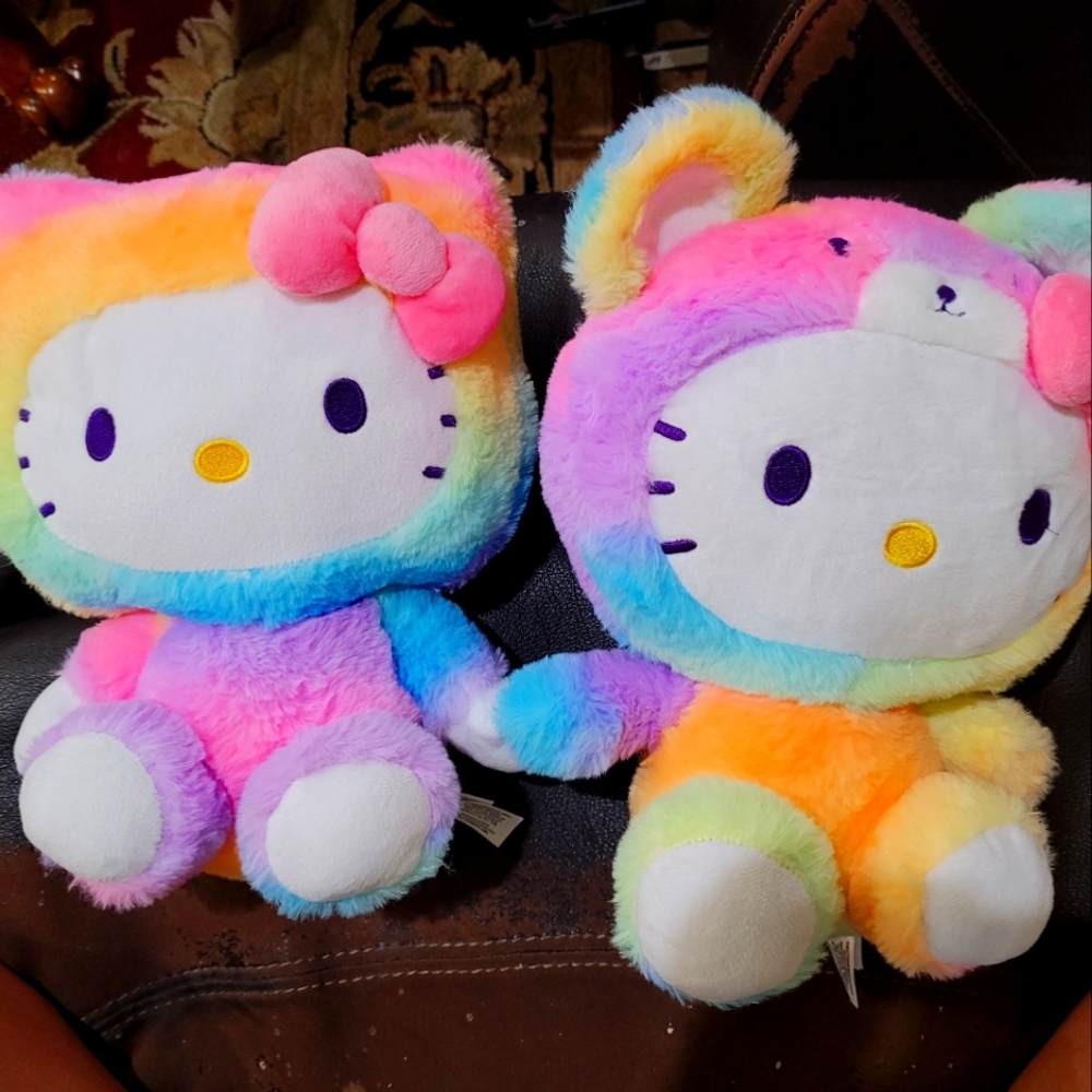Hello Kitty Colorful Plush Toy Set